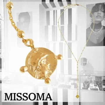Missoma 코인 라리엇 목걸이 골드