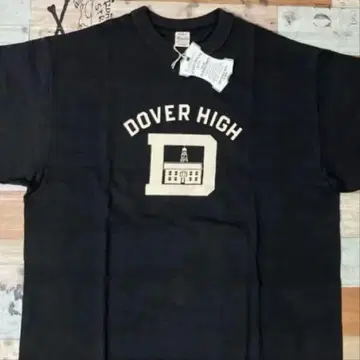 [ XL ] 미사용품 웨어하우스 DOVER HIGH tee BLACK