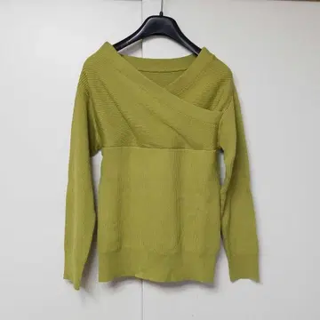 케티 셰리 긴팔 서프리스 니트 티셔츠 모스그린 사이즈 M