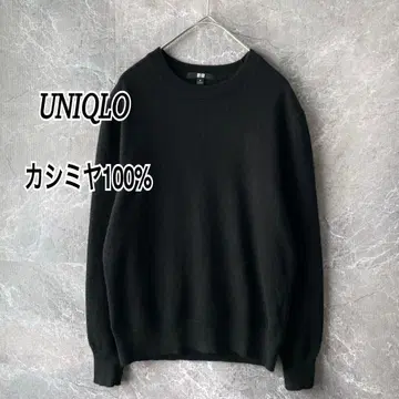 유니클로 캐시미어 100% 크루넥 스웨터 긴팔 니트 여성용 M