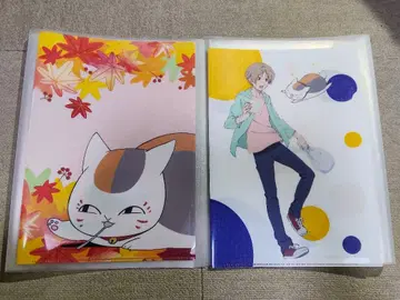 나츠메 우인장 클리어 파일 미니스톱 한정판 2세트