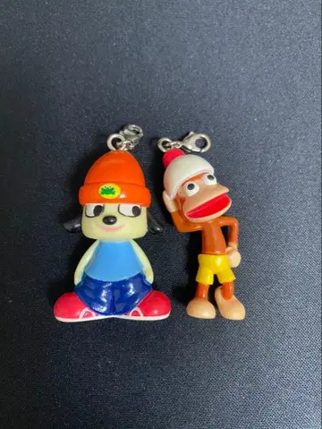 파라파라 래퍼 피포원숭이 키링 스트랩 피규어