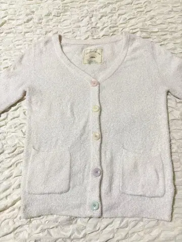 gelato pique 젤라피케 가디건 화이트