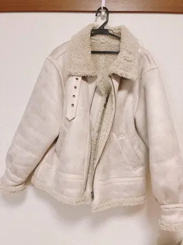 Heather 보아 자켓 사이즈 F 크림색