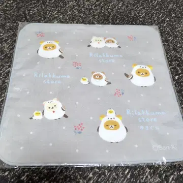 삿포로 센다이 한정판 리락쿠마 눈의 나라 손수건 타월