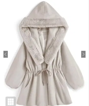 GRL 퍼 후드 드로스트 코트[kz576]