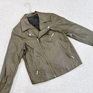 썸씽 에드윈 라이더 자켓 M 사이즈 블랙