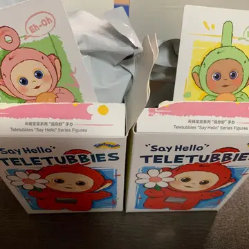 POPMART 텔레토비즈 'Say Hello' 봉제 인형 키링