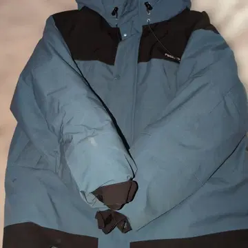 retocks 후드 부착 다운 자켓 M 파랑/블랙