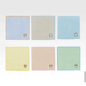 꼬마 hamster 타로 제일복권 J상 타월 6종 각 1장 세트 1