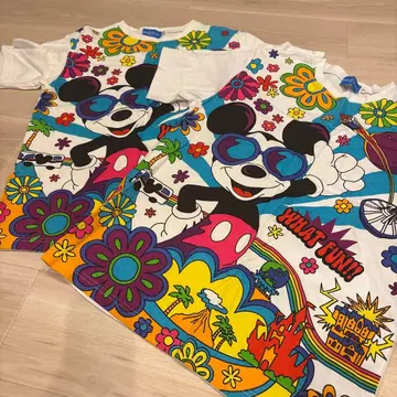 디즈니 공식 페어 T셔츠 S와 M 사이즈 세트