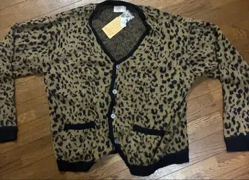 Backers 레오파드 무늬 가디건 L 사이즈