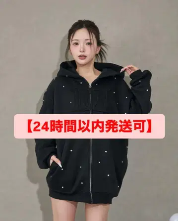 미개봉 새상품 다리치 Darich DD 로고 비쥬 지퍼 후드티