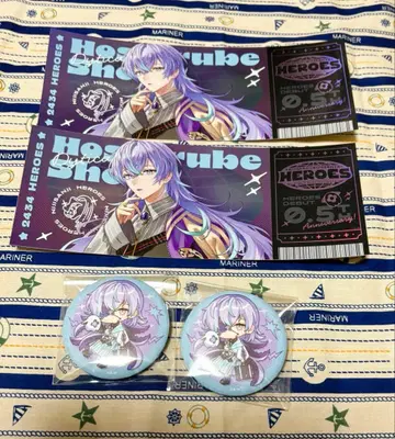 호시미치 쇼 홀로그램 카드 캔뱃지 AGF 니지산지 Dytica