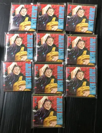 주술회전 스퀘어 커버 캔뱃지 켄자쿠 타카바 후미히코