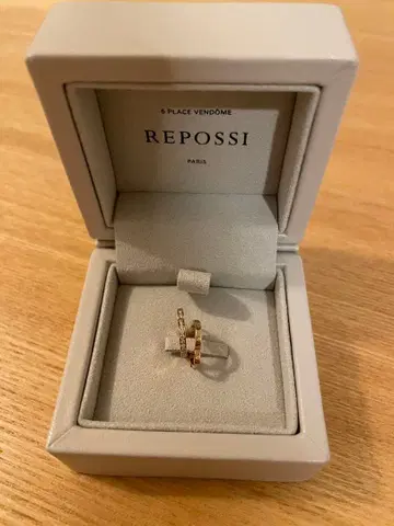 새상품급 Antife 하트 스몰 후프 귀걸이 다이아 유무 페어