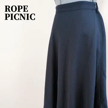 ROPE PICNIC 로페피크닉 종아리 기장 플레어 스커트 네이비 38