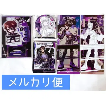 진격의 거인 한지 아크릴 스탠드 캔뱃지 특전 홀로그램 티켓 차원파판당