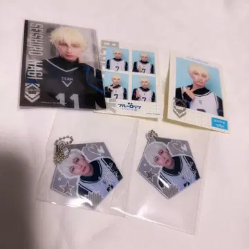 블루 록 에피소드 나기 나기 세이시로 증명사진풍 씰 클리어 카드  키링