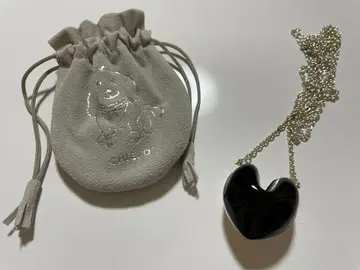 CHIEKO+ 치에코플러스 하트 목걸이 블랙 x 실버