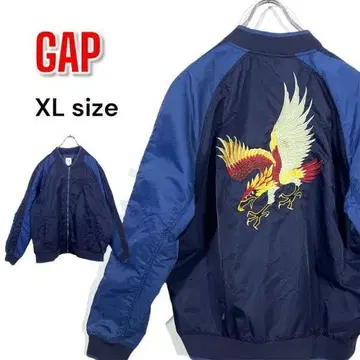 [ 새상품급 ] GAP 갭 스카잔 블루종 자수 네이비 XL 사이즈