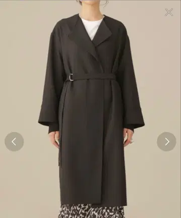 나노 유니버스 롱 기장 싱글 아우터 black