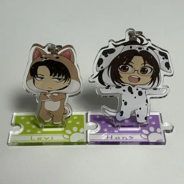 진격의 거인 리바이 한지 아크릴키링 스탠드