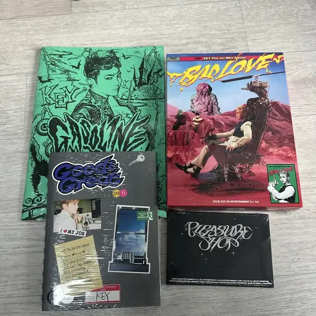 샤이니 키 솔로앨범 미개봉 양도 (밷럽, 가솔린, 굿앤그, 플샵)