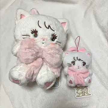 mikko characters 안아주는 리본 봉제 인형 마스코트 무스