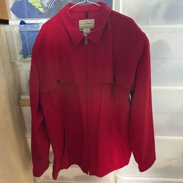L.L.Bean 빨간색 플리스 자켓