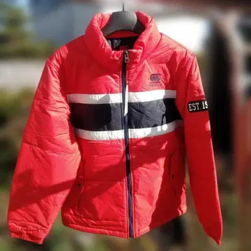 미사용 새상품 ] 캔터베리 CanM 빨간색 레드 패딩 자켓 20790엔