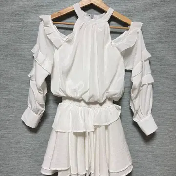 당일 발송 Darich 볼륨 쉬폰 미니 원피스