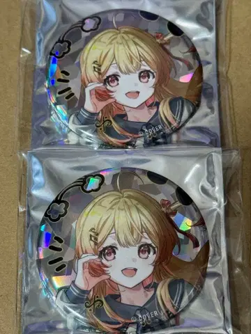 ReGLOSS 2주년 기념 랜덤 홀로그램 캔뱃지 오토노세 카나 2개 세트