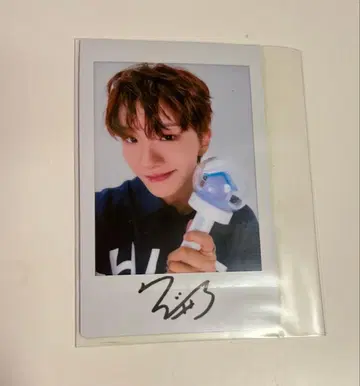 BOYNEXTDOOR WOONHAK 인스턴트 포토 카드 사인