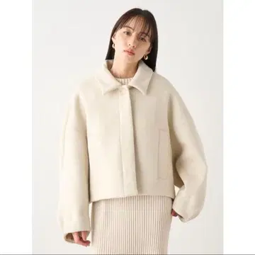 SNIDEL 스나이델 울 블렌드 숏코트