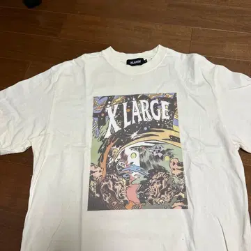 XLARGE 그래픽 프린트 T셔츠 M 사이즈 화이트