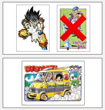 DRAGONBALL 드래곤볼 40주년 BANDAI B1 포스터 2매 세트