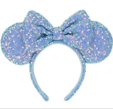 미키마우스 모양 스카이블루 머리띠