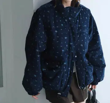 kastane [ 소매 탈부착 가능 ] 코듀로이 충전솜 미들 자켓