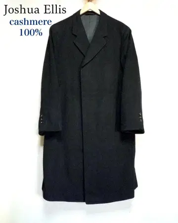 영국 조슈아 에리스사 캐시미어 100% 코트 블랙