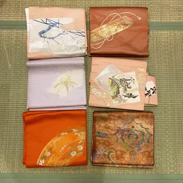 [ 알뜰 세트 ] 나고야 오비 & 후쿠로 오비 6개 묶음 판매