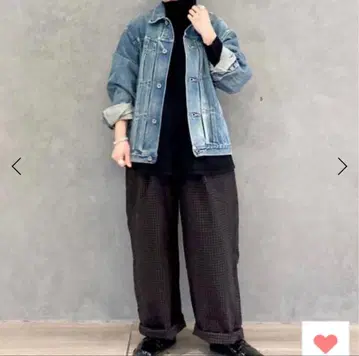 저널 스탠다드 럭스 체크 와이드 팬츠