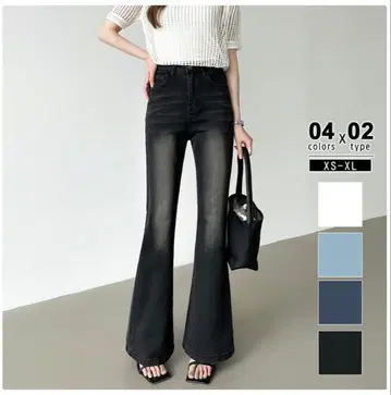 플레어 데님 cocomomo