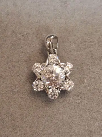 모이사나이트 엠퍼러 펜던트 탑 S925