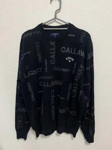 캘러웨이 블랙 스웨터 니트