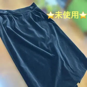 캘빈클라인 벨벳 스커트