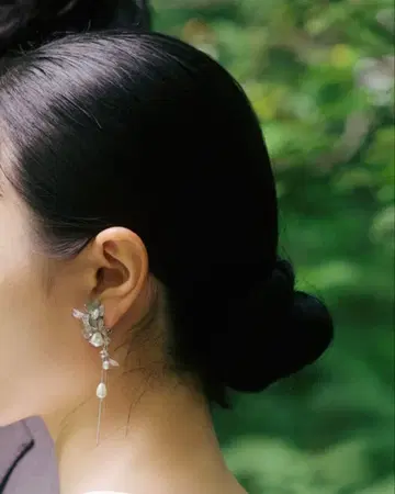 [ 새상품급 ] 웨딩 브라이덜 담수 펄 귀찌 귀걸이