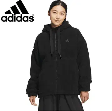 새상품급 아디다스 adidas 보아 후드 자켓 블랙 M