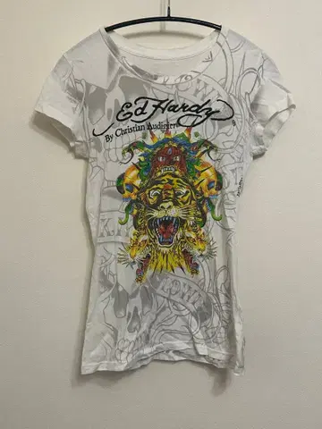 Ed Hardy 호랑이 그래픽 반팔 티셔츠