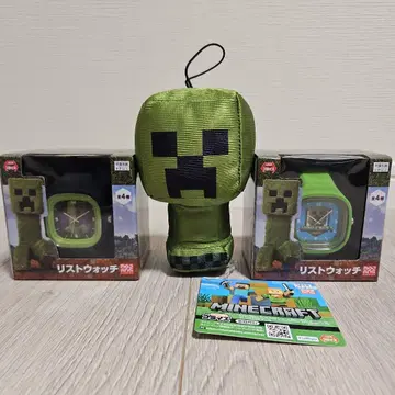 Minecraft 손목시계 2종 세트, 샤이니 SD 마스코트